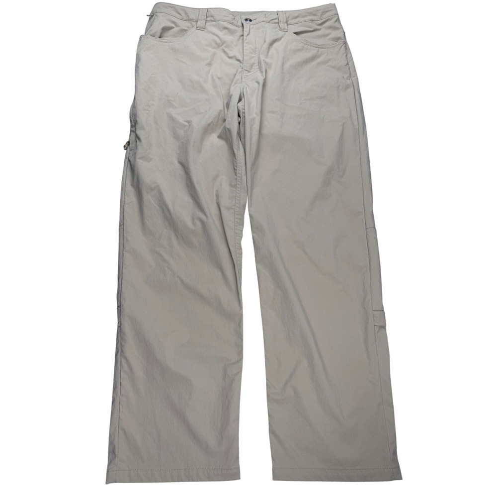 Patagonia Mens Quandary Hiking Pants Tan Khaki Size‎ 36 Straight Leg 28.5 Inseam